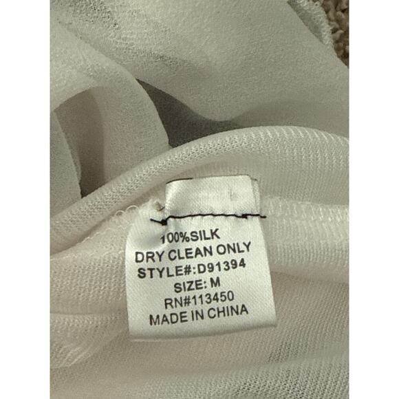 Women’s Burgundy Silk Beaded Y2K Party Dress Sz M Boho Glam Cocktail Evening - Picture 12 of 12